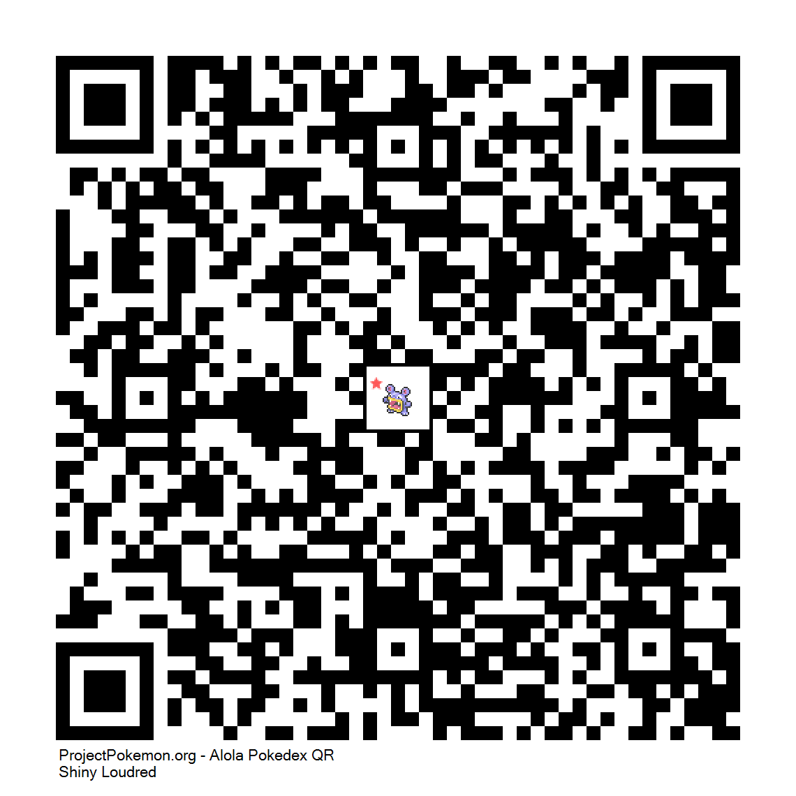 Cdigo QR de Loudred variocolor